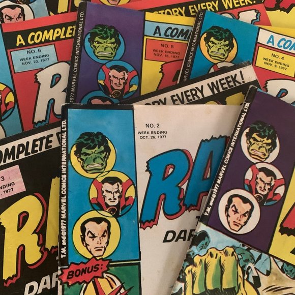 Vintage Collectable Comic Book 9 Pack - Picture 2 of 9